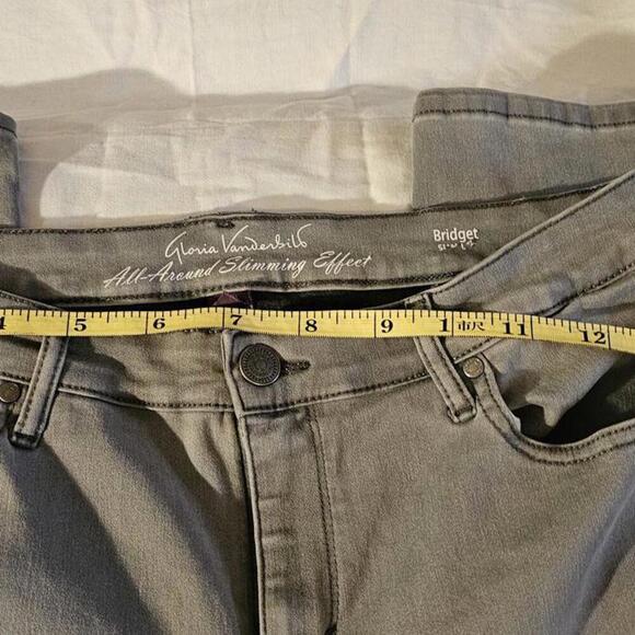 Gloria Vanderbilt Women's All-Around Slimming Effect Jeans - Size 14 - Gray - Picture 6 of 9